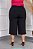 Calça Pantacourt Antônia Preta Plus Size - Imagem 3