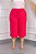 Calça Pantacourt Antônia Vermelho Plus Size - Imagem 3