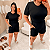 Conjunto Manga Ingrid Preto Plus Size - Imagem 2