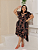 Vestido Curto Preto Duas Argola Natália Plus Size - Imagem 1