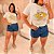 T shirt Hello Kitty Branca Estampada Banana Plus Size - Imagem 2