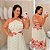 Vestido Natália Branco Estampado  Plus Size - Imagem 1