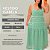 Vestido Longo Isabela Liso Verde Plus Size - Imagem 2