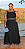 Vestido Alça Bordado Alexa Preto Plus Size - Imagem 4