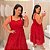 Vestido Curto Laise Francis Vermelho Plus Size - Imagem 1