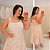 Vestido Curto Laise Bordado Francis Rosa Plus Size - Imagem 1