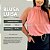 Blusa Gola Luísa Branca Plus Size - Imagem 3