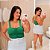 Body Elastex Franzido Julieta Verde Plus Size - Imagem 1