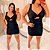 Vestido Prada Franzido Yolanda Preto Plus Size - Imagem 3