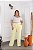 Calça Pantalona Cleo Amarelo Plus Size - Imagem 1
