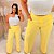 Calça Pantalona Cleo Amarelo Plus Size - Imagem 2