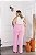 Calça Pantalona Cleo Rosa BB Plus Size - Imagem 3