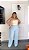 Calça Pantalona Cleo Azul BB Plus Size - Imagem 1