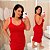 Vestido Modal Angeline Vermelho Plus Size - Imagem 1