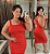 Vestido Modal Alina Vermelho Plus Size - Imagem 1