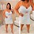 Vestido Ana Corrente Branco Plus Size - Imagem 2