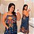 Vestido Santorini Azul Floral Plus Size - Imagem 1