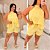 Macaquinho Babado Eloá Amarelo Plus Size - Imagem 3