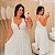 Vestido Analu MG Branco Plus Size - Imagem 1