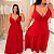 Vestido Analu MG Vermelho Plus Size - Imagem 2