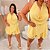 Macaquinho Gola Boba Lívia Amarelo Plus Size - Imagem 3