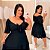 Vestido Susan Manga Preto Plus Size - Imagem 1