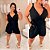 Macaquinho Mali Liso Preto Plus Size - Imagem 2