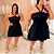Vestido Vip Daniela Preto Plus Size - Imagem 2