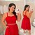 Vestido Alça Bela Vermelho Plus Size - Imagem 1