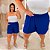 Short Duna Gabriela Azul Royal Plus Size - Imagem 3