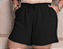 Short Duna Gabriela Preto Plus Size - Imagem 3