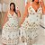 Vestido Alça Farm Maju Branco Estampado Plus Size - Imagem 2