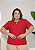 Blusa Manga Duna Beatriz Vermelha Plus Size - Imagem 1