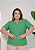 Blusa Manga Duna Beatriz Verde Plus Size - Imagem 1