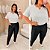 Blusa Manga Duna Beatriz Branca Plus Size - Imagem 4