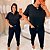 Blusa Manga Duna Beatriz Preta Plus Size - Imagem 4
