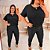 Blusa Manga Duna Beatriz Preta Plus Size - Imagem 2