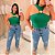 Body Gola Flor Mia Verde Plus Size - Imagem 3