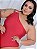 Body Nula Fivela Rubi Vermelho Plus Size - Imagem 1
