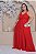 Vestido Longo Melody Vermelho Plus Size - Imagem 1