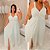 Vestido Longo Melody Branco Plus Size - Imagem 3