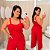 Conjunto Alça Melany Vermelho Plus Size - Imagem 1