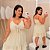 Vestido Susan Bege Plus Size - Imagem 1