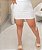 Short Saia Cargo Cris Branco Plus Size - Imagem 1