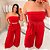 Conjunto Ivi Vermelho Plus Size - Imagem 3