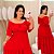 Vestido Ciganinha Mali Vermelho Plus Size - Imagem 1