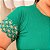 Blusa Manga Brilho Roberta Verde Plus Size - Imagem 4