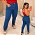 Calça Jeans Mom Awa Estefani Escura Plus Size - Imagem 1