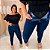 Calça Jeans Lipo FF Evelin Escura Plus Size - Imagem 3