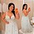 Vestido Analu Bordado Branco Plus Size - Imagem 1